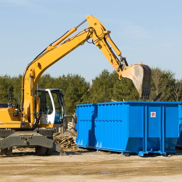 how many times can i have a residential dumpster rental emptied in Danforth